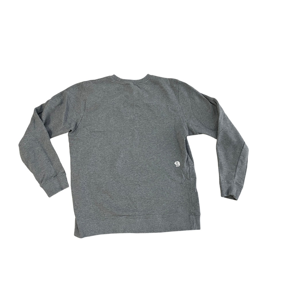 Mountain Hardwear Mens Gray Organic Cotton Logo Crewneck Sweatshirt OM9099 M - Picture 6 of 8